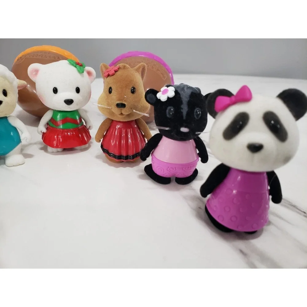 Lot 10 Lil Woodzeez Mixed Lot Animal Figures Series 2